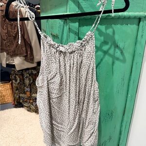 GAP White Floral Women's Camisole